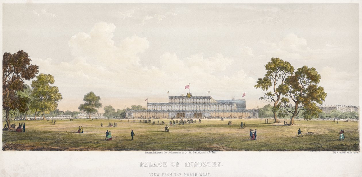 Great Exhibition in Hyde Park 1851 by Unbekannter Künstler