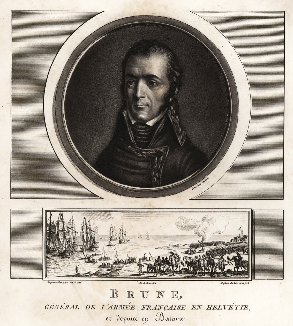 Guillaume Brune, General of the French Army in Helvetia by Unbekannt