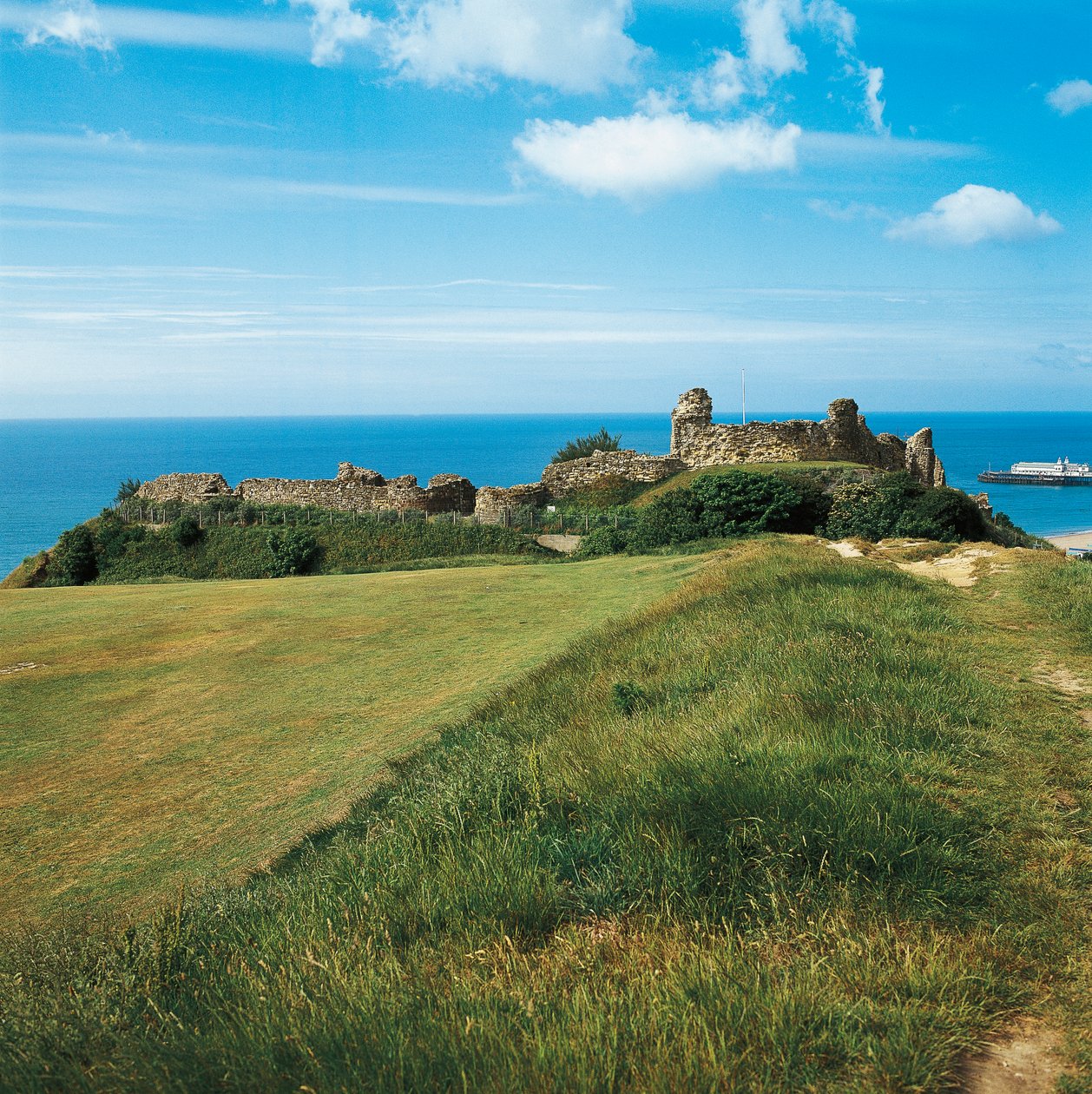 Hastings Castle, East Sussex, United Kingdom by William M. Timlin