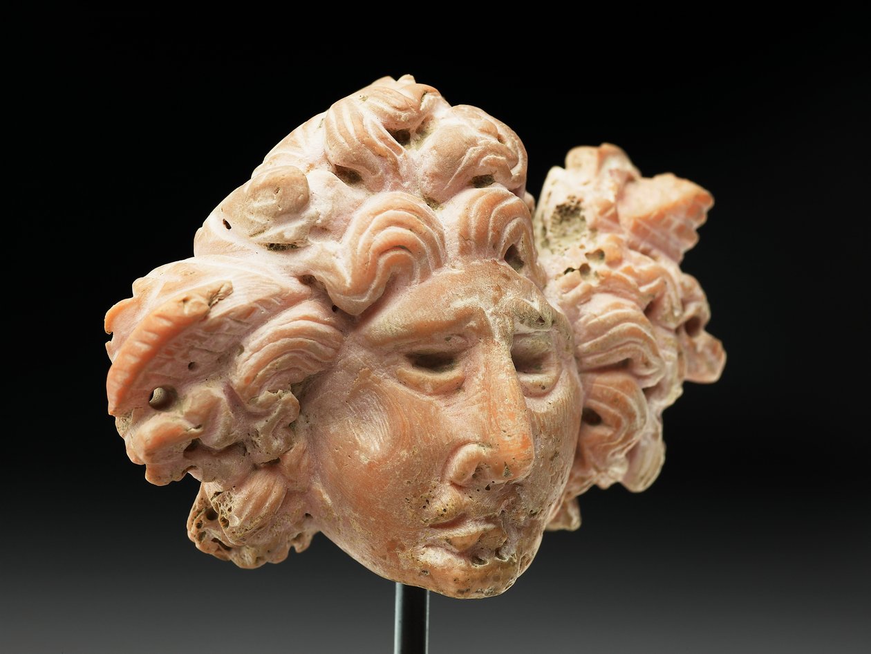 Head of Medusa, from Bactria or Gandhara, 2nd-1st century BC by Unbekannt