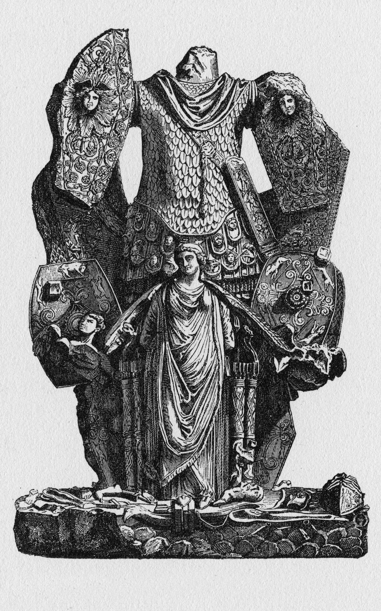 History of Ancient Rome. Rome engravings of 1872 by Unbekannt