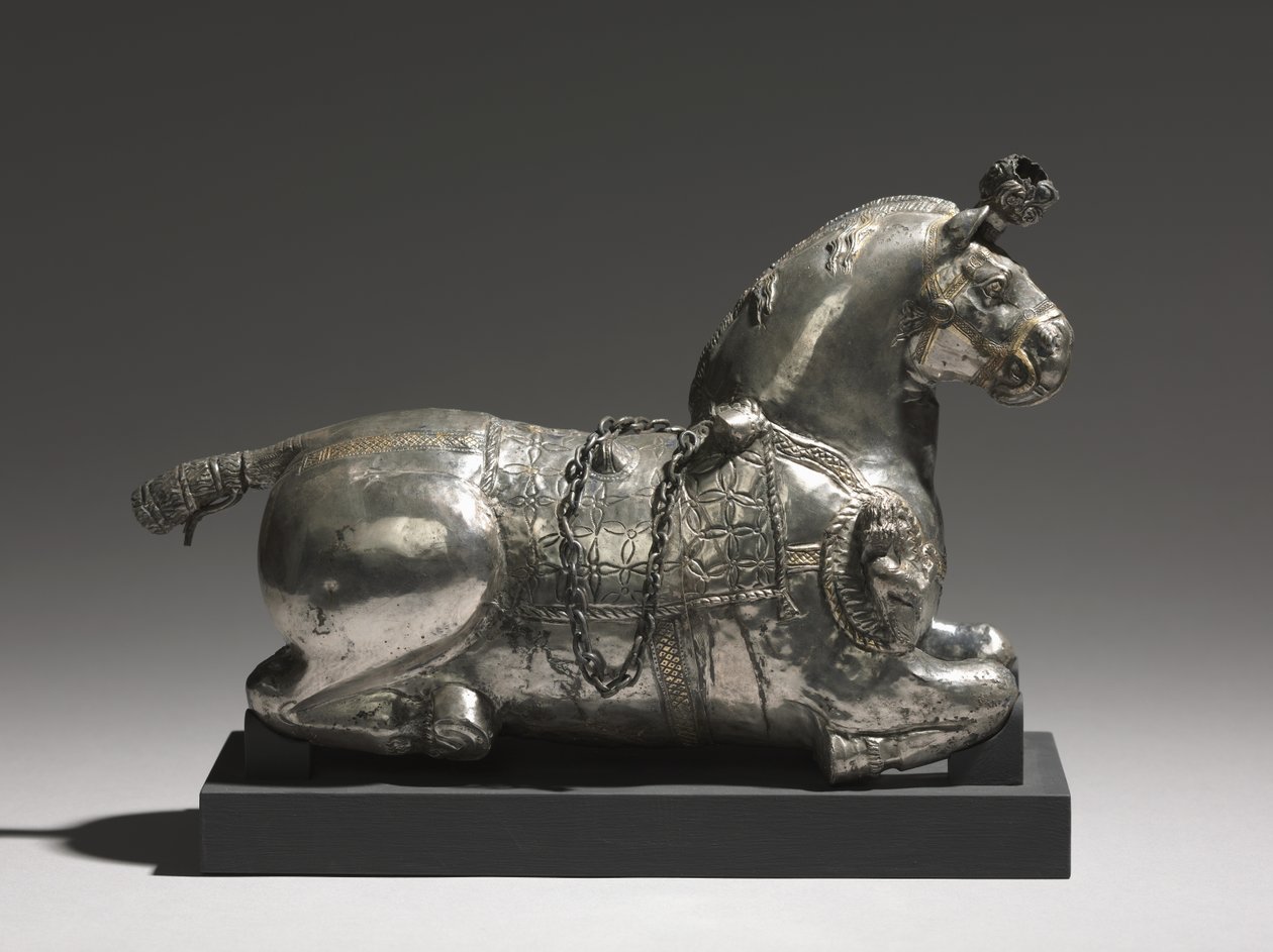 Horse-Shaped Drinking Vessel, 200-325 by Unbekannt