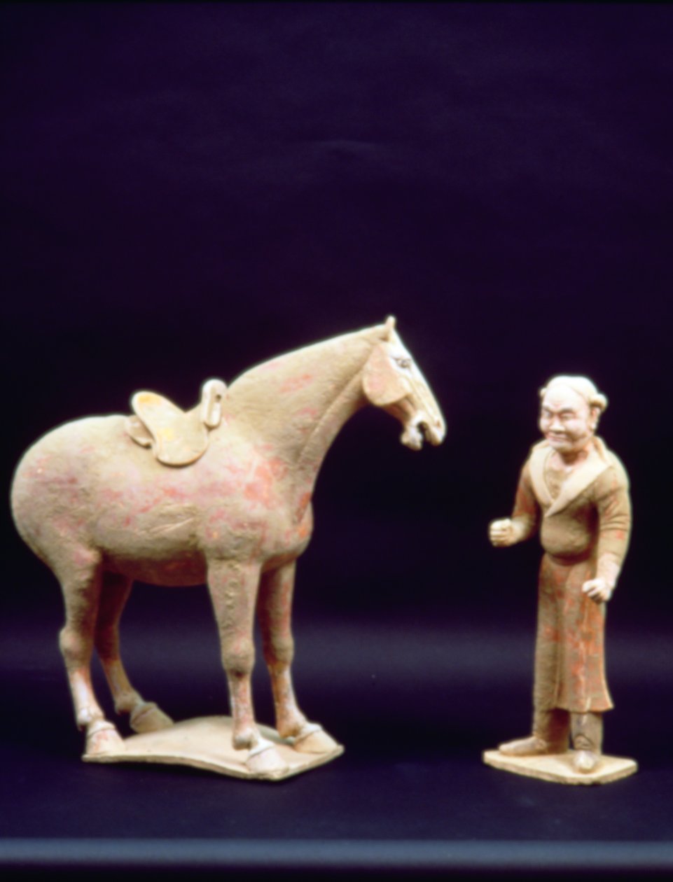 Horse and a Servant, Chinese, Tang dynasty (618-906) by Unbekannt