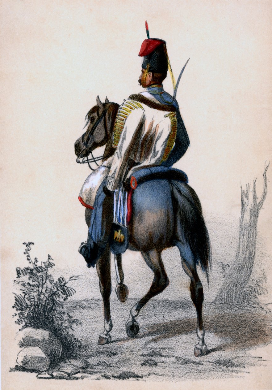 Hussar on Horseback by Unbekannter Künstler