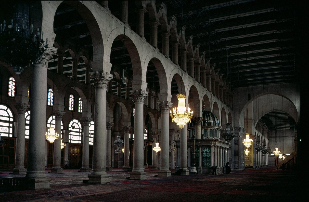 Interior of the Prayer Hall, c.705-715 AD by Unbekannt