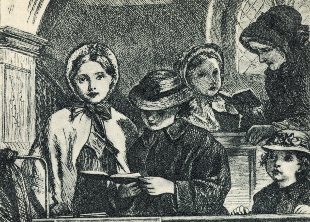 Isaac Watts - Woodcut by Unbekannter Künstler
