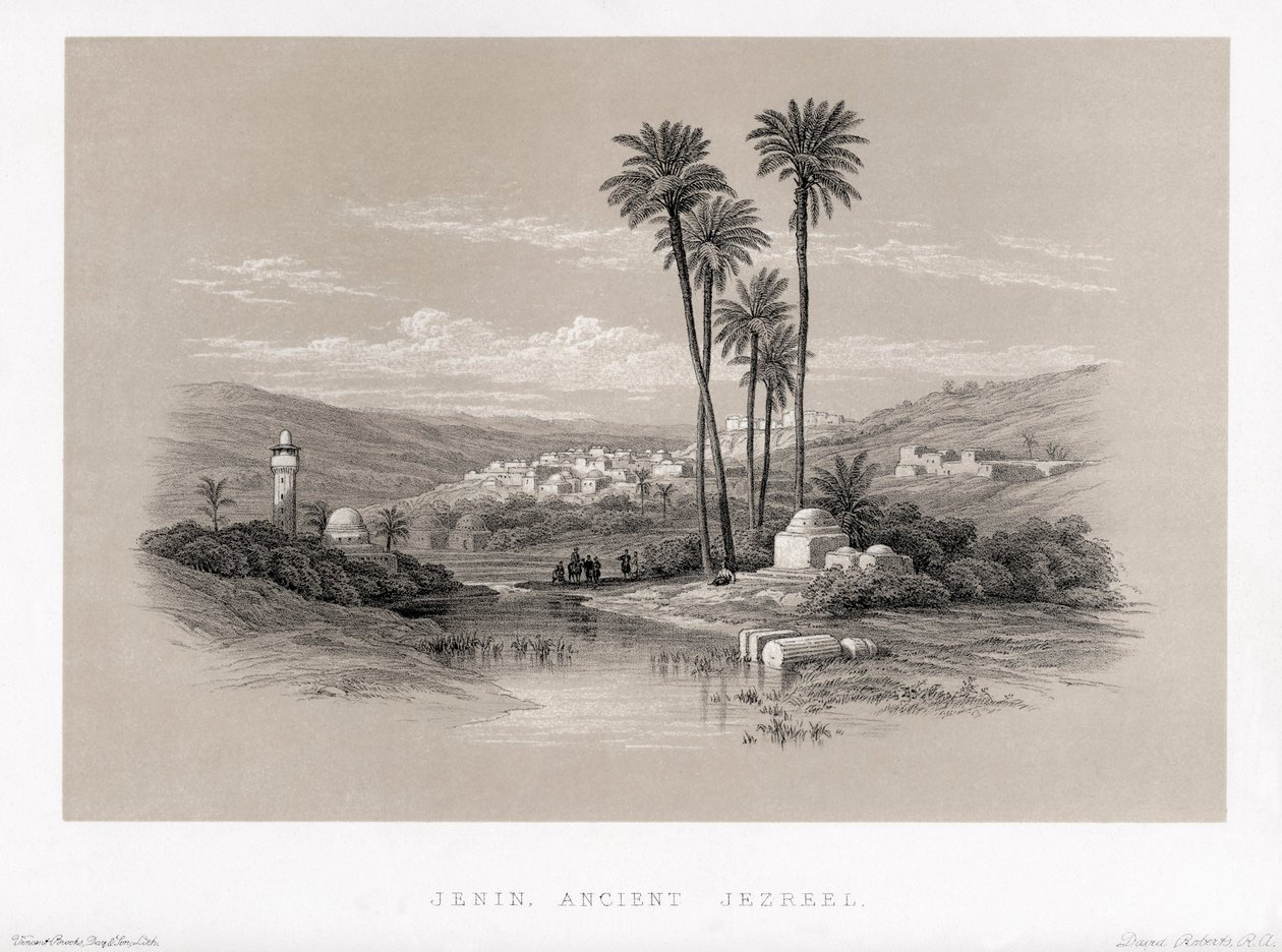 Jenin Ancient Jezreel by Unbekannter Künstler