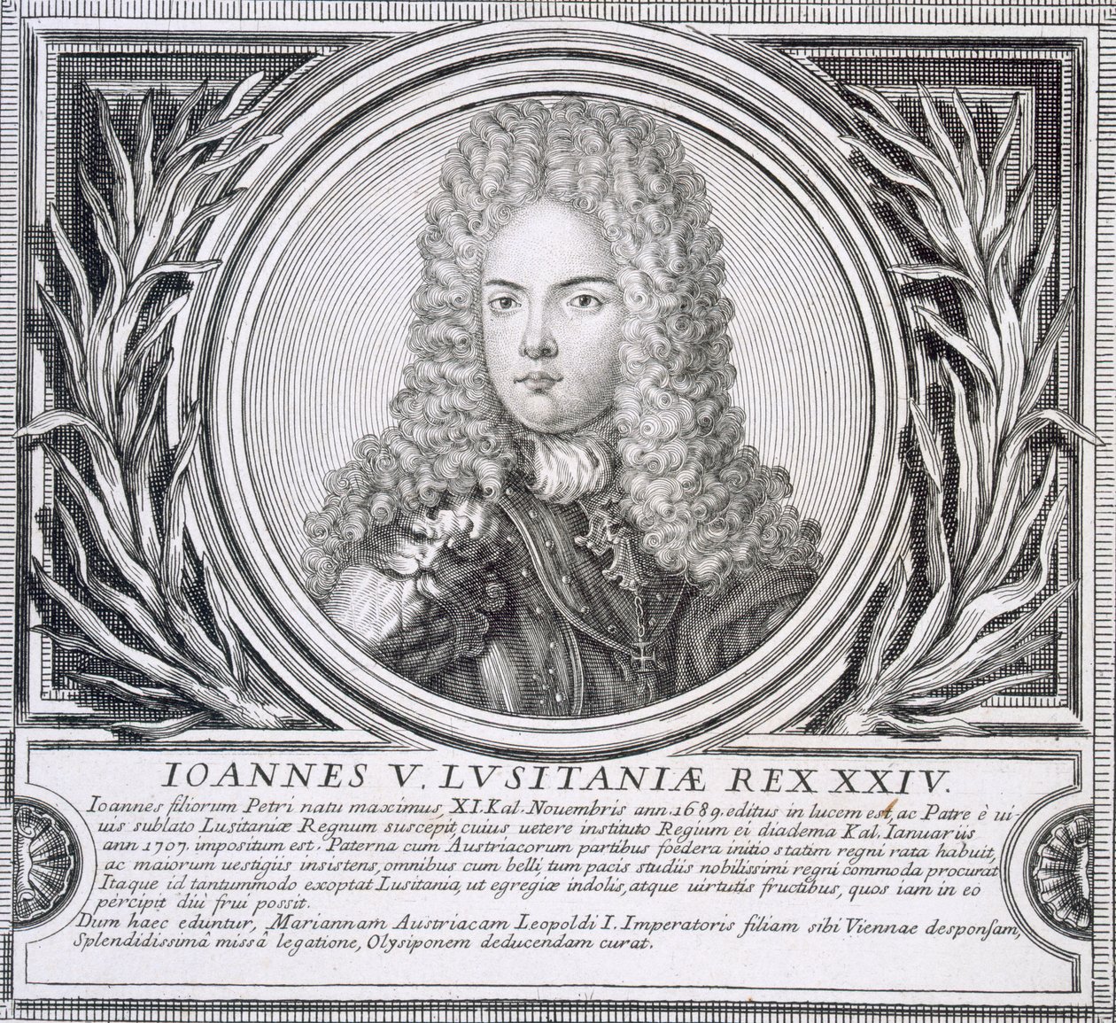 John V of Portugal by Unbekannt