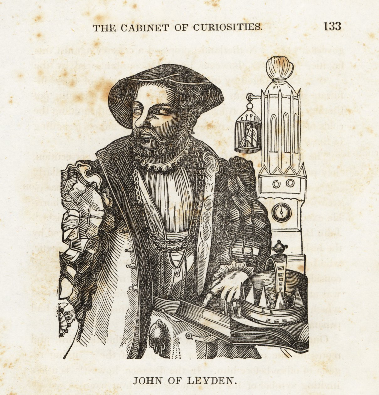 John of Leiden, Dutch Anabaptist leader by Unbekannter Künstler