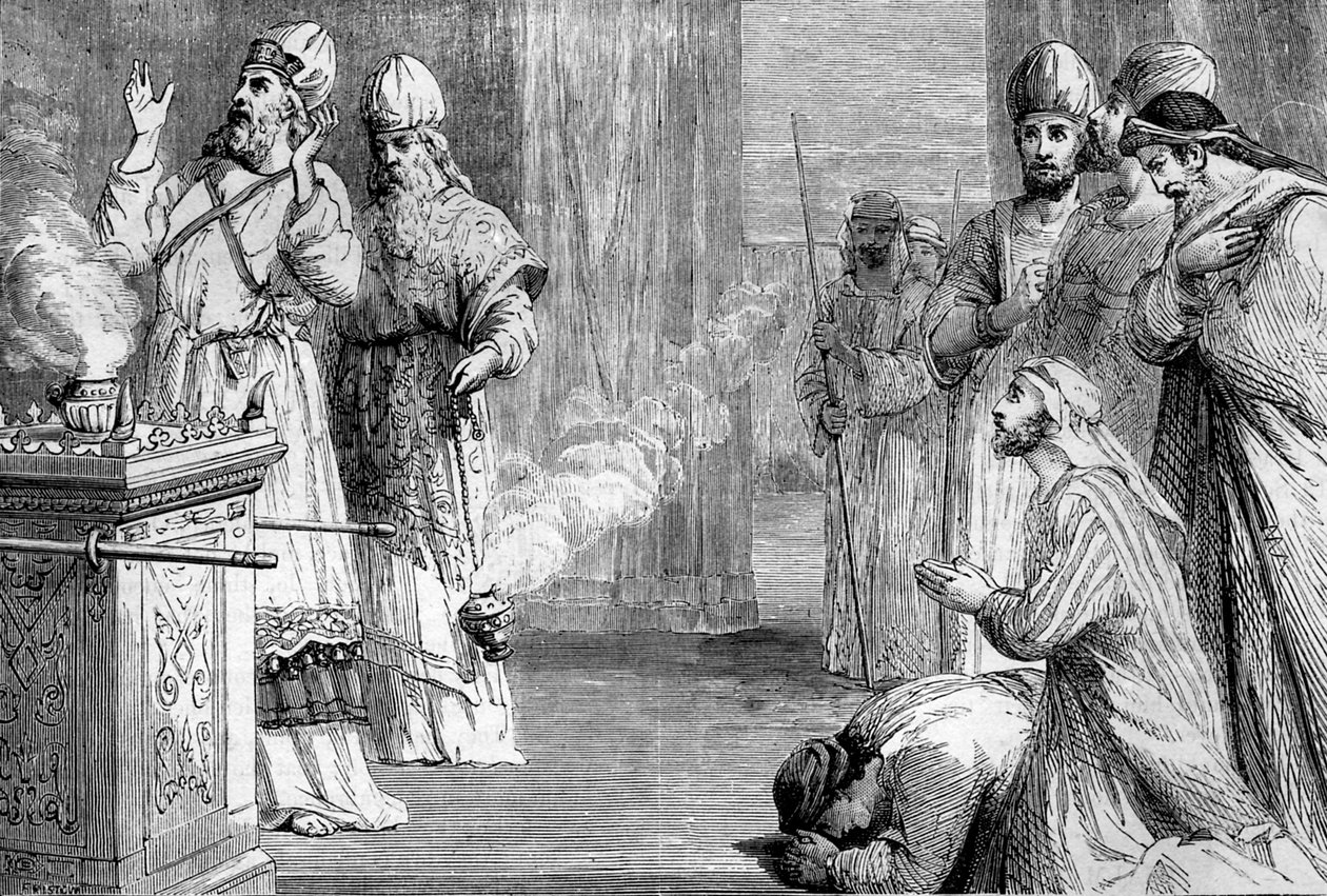 Joy in the service of the sanctuary - Bible by Unbekannter Künstler