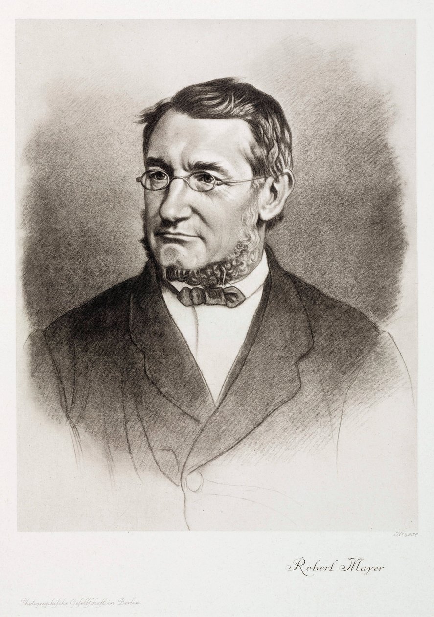 Julius Robert von Mayer, German Physicist, c 1870s by Unbekannt