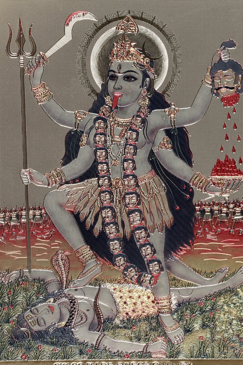 Kali: Hindu Goddess of Time, Creation, Destruction, Violence and Power by Unbekannter Künstler