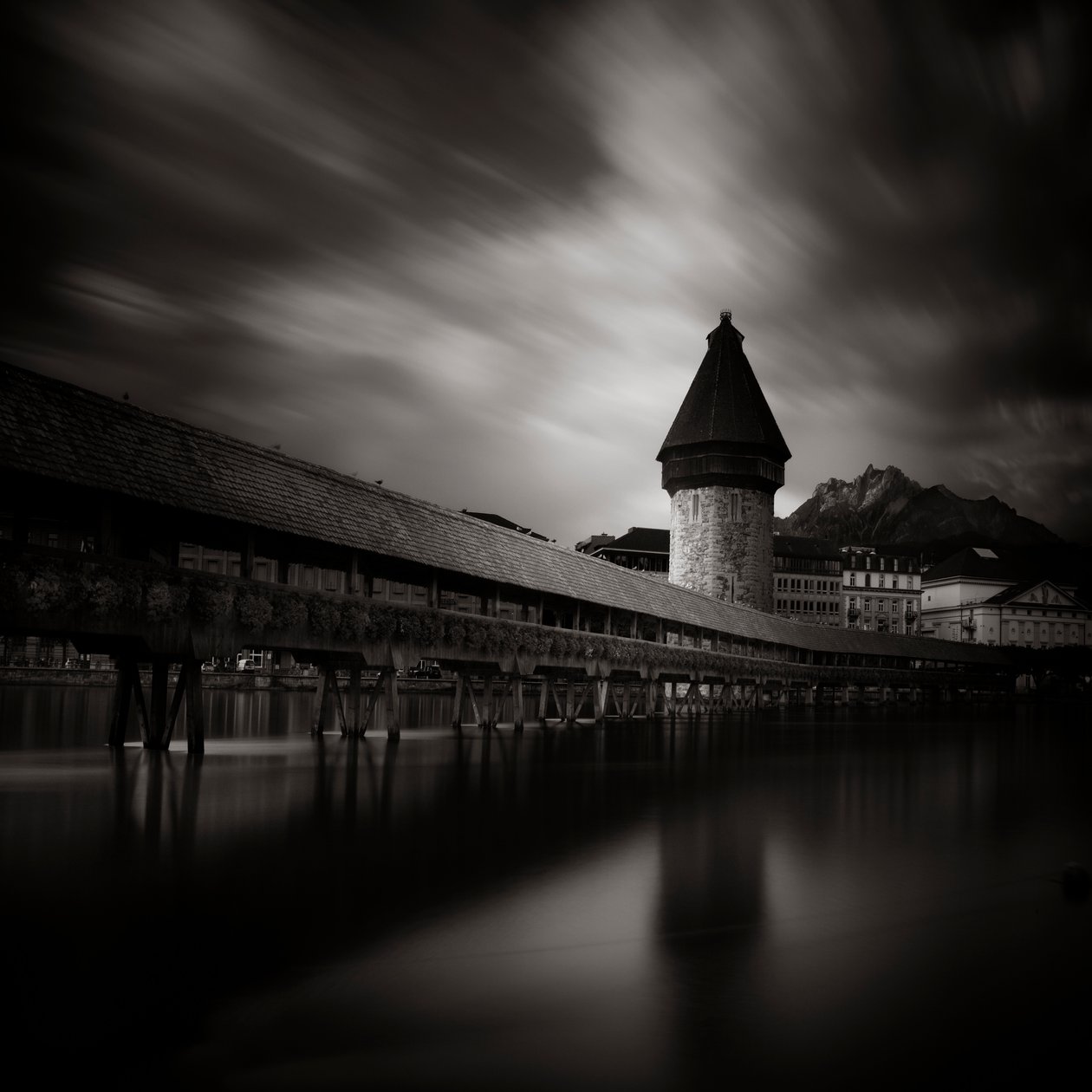 Kapellbrücke, Lucerne, Switzerland, 2013 by Leopold Blonder
