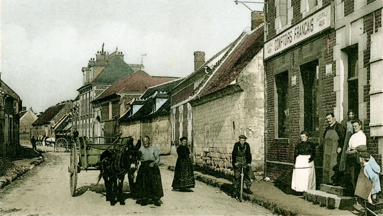 Les Comptoirs Français, a food products branch, in Remy, c. 1900 and 1914 by Benjamin Baud