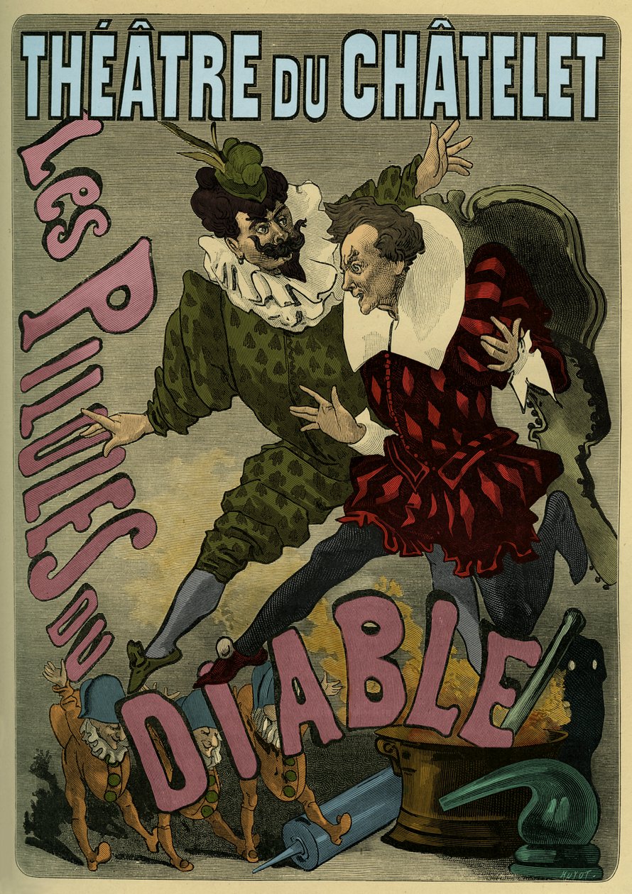 Les Pilules du Diable - Poster Advertising Féerie by Unbekannter Künstler