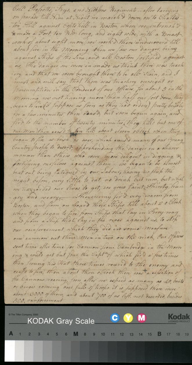 Letter from Peter Brown to Sarah Brown, 25 June 1775 by Unbekannter Künstler