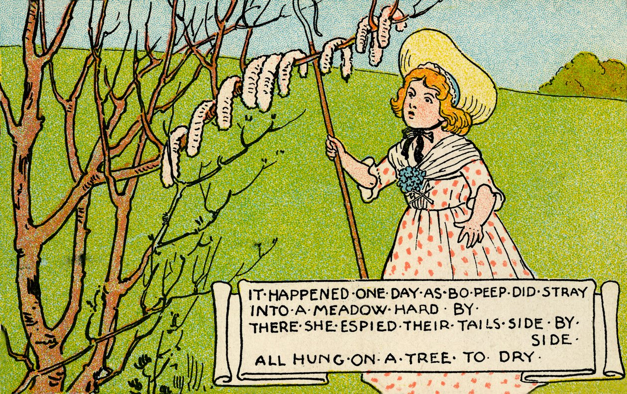 Little Bo Peep by Unbekannter Künstler