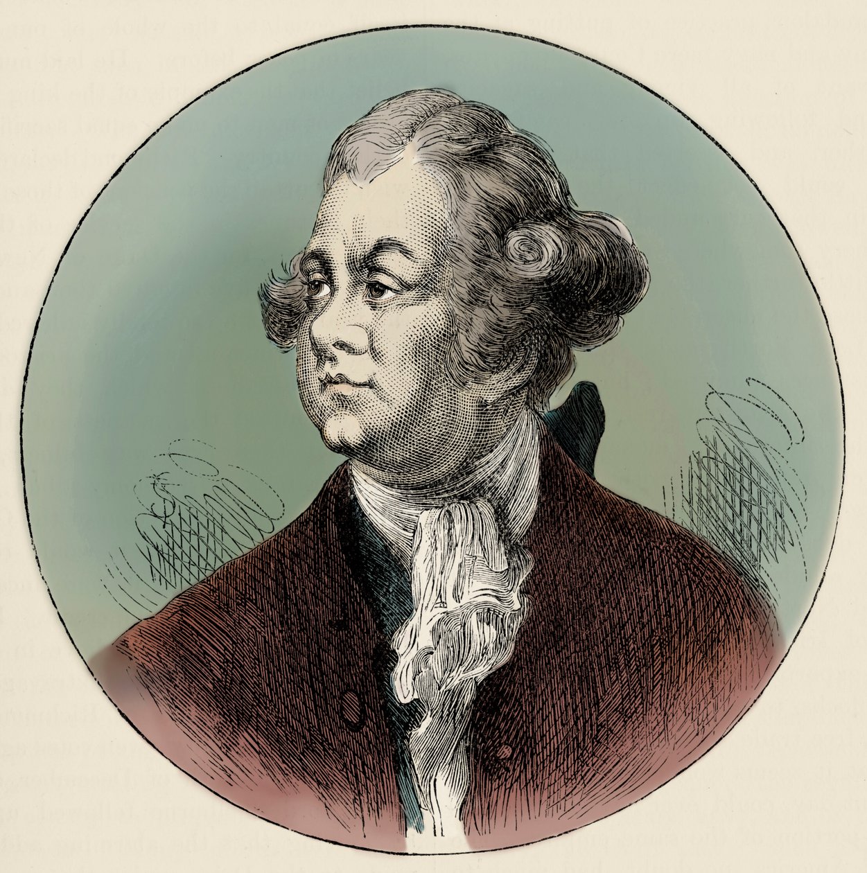 Lord Frederick North - portrait by Unbekannter Künstler