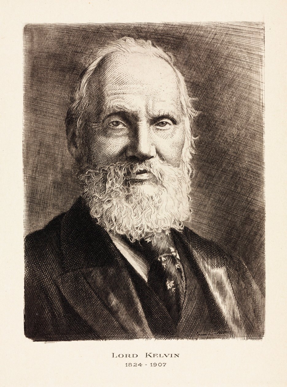 Lord Kelvin, Scottish engineer, mathematician and physicist by Unbekannt