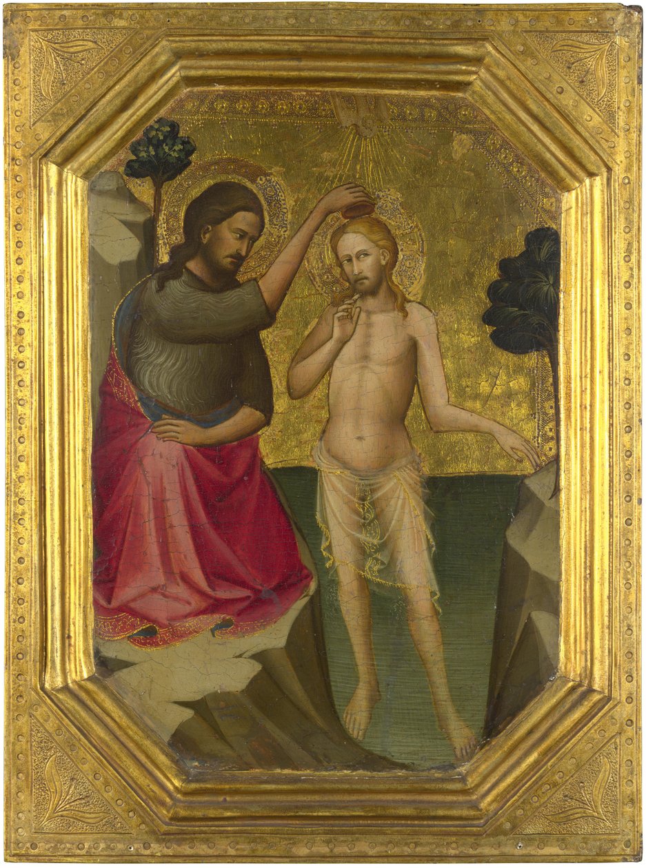 Baptism of Christ, 1387-8 by Unbekannter Künstler