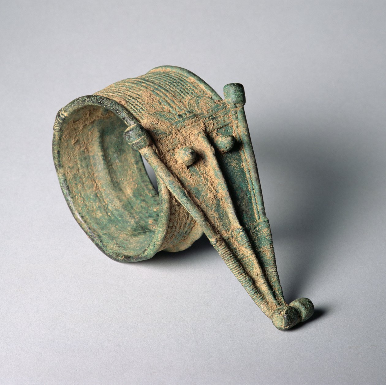 Lorhon Bracelet with a Crocodile Head, from Burkina Faso or the Ivory Coast, Probably 18th Century by Unbekannt