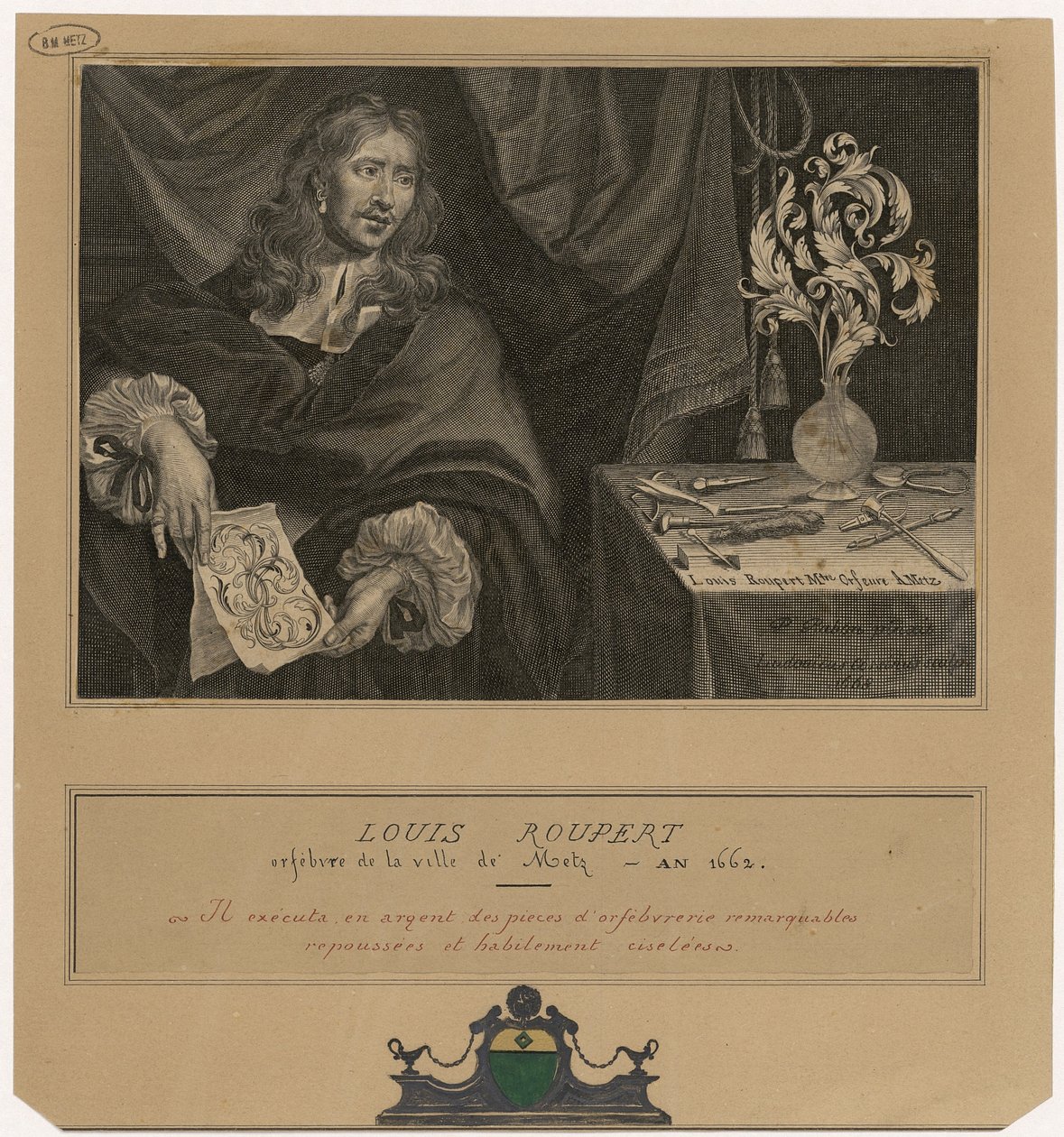 Louis Roupert: Master Goldsmith in Metz by Unbekannter Künstler