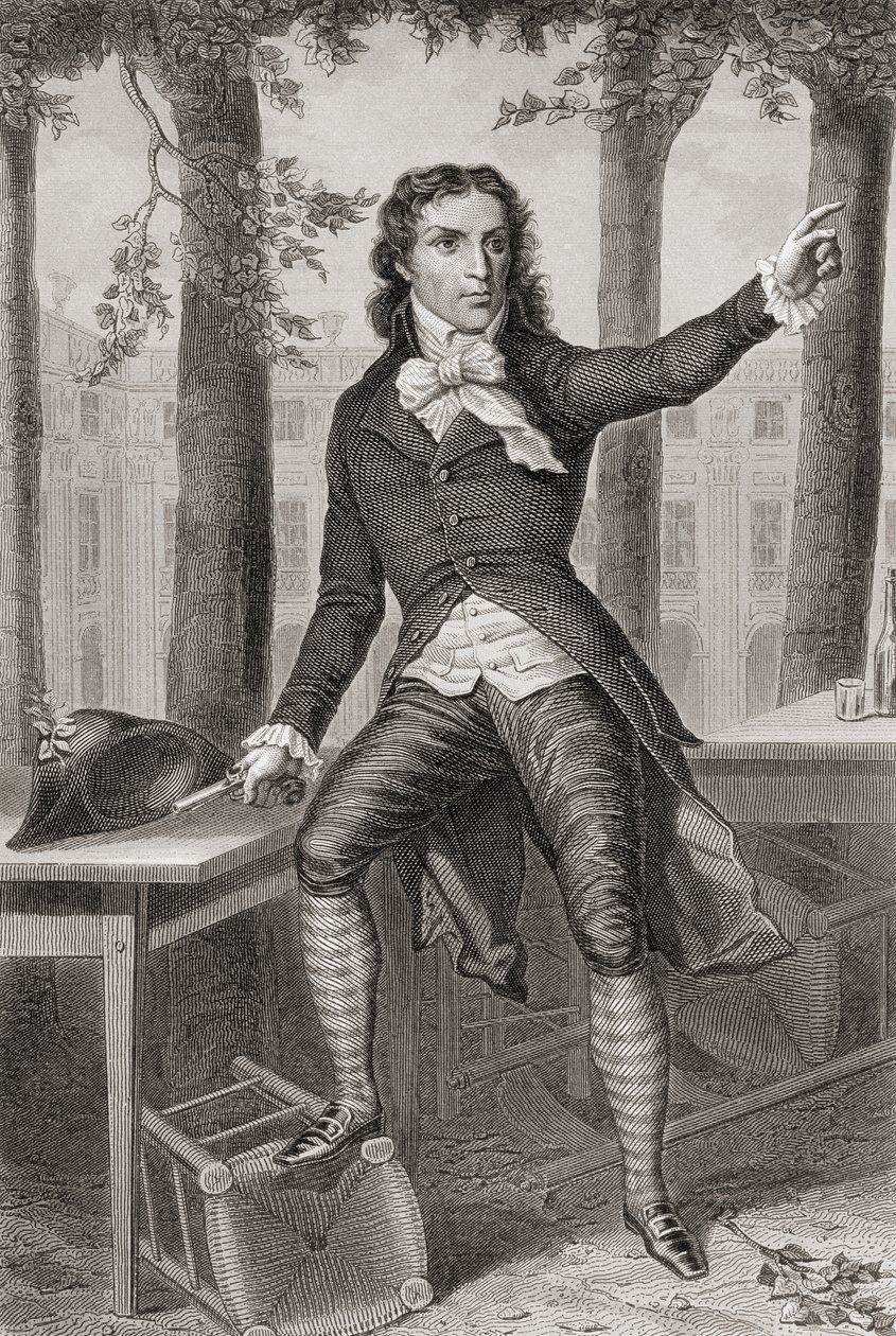 Lucie Simplice Camille Benoît Desmoulins by Unbekannt