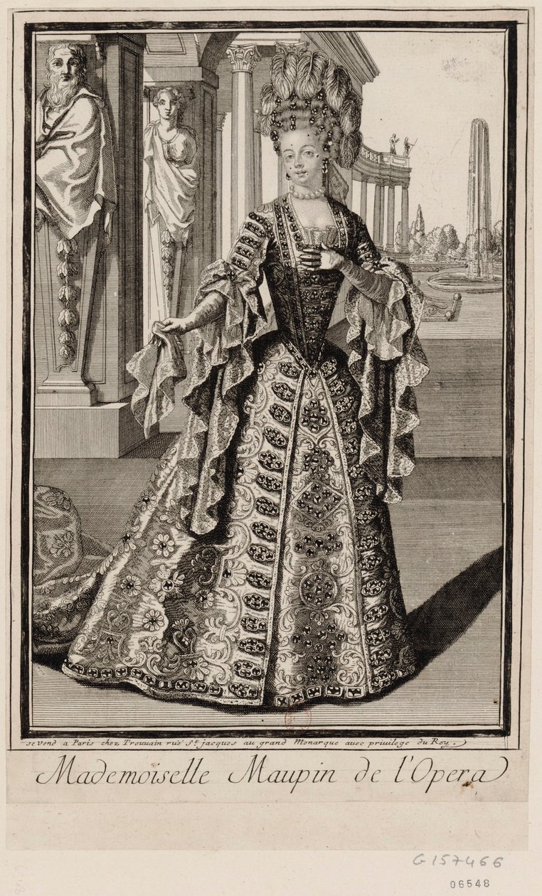 Mademoiselle Maupin of the Opera by Unbekannter Künstler