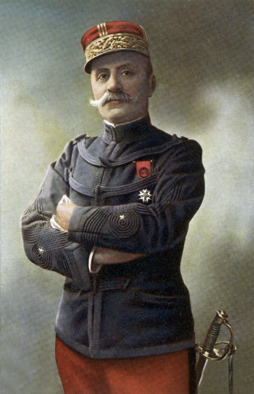 Marechal Ferdinand Foch, Division General in the French army then ordering armies Allies in North, head of General staff of the French army and Generalissimo of the troops Allies in March 1918, he obtains the rank of marechal in 1918 by Unbekannter Künstler