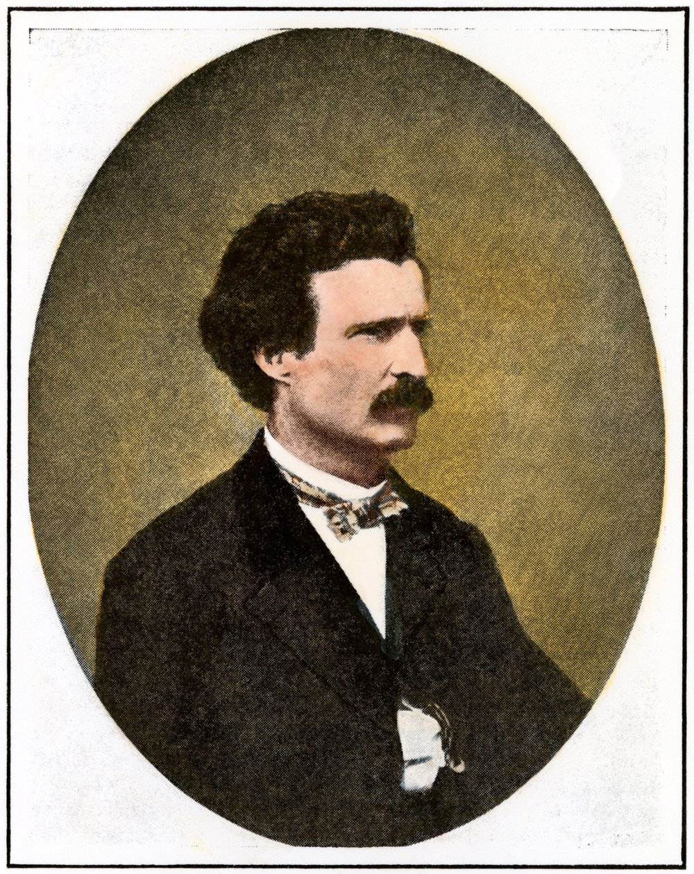 Mark Twain (1835-1910) while a reporter on Virginia City, Nevada: Territorial Enterprise by Unbekannter Künstler
