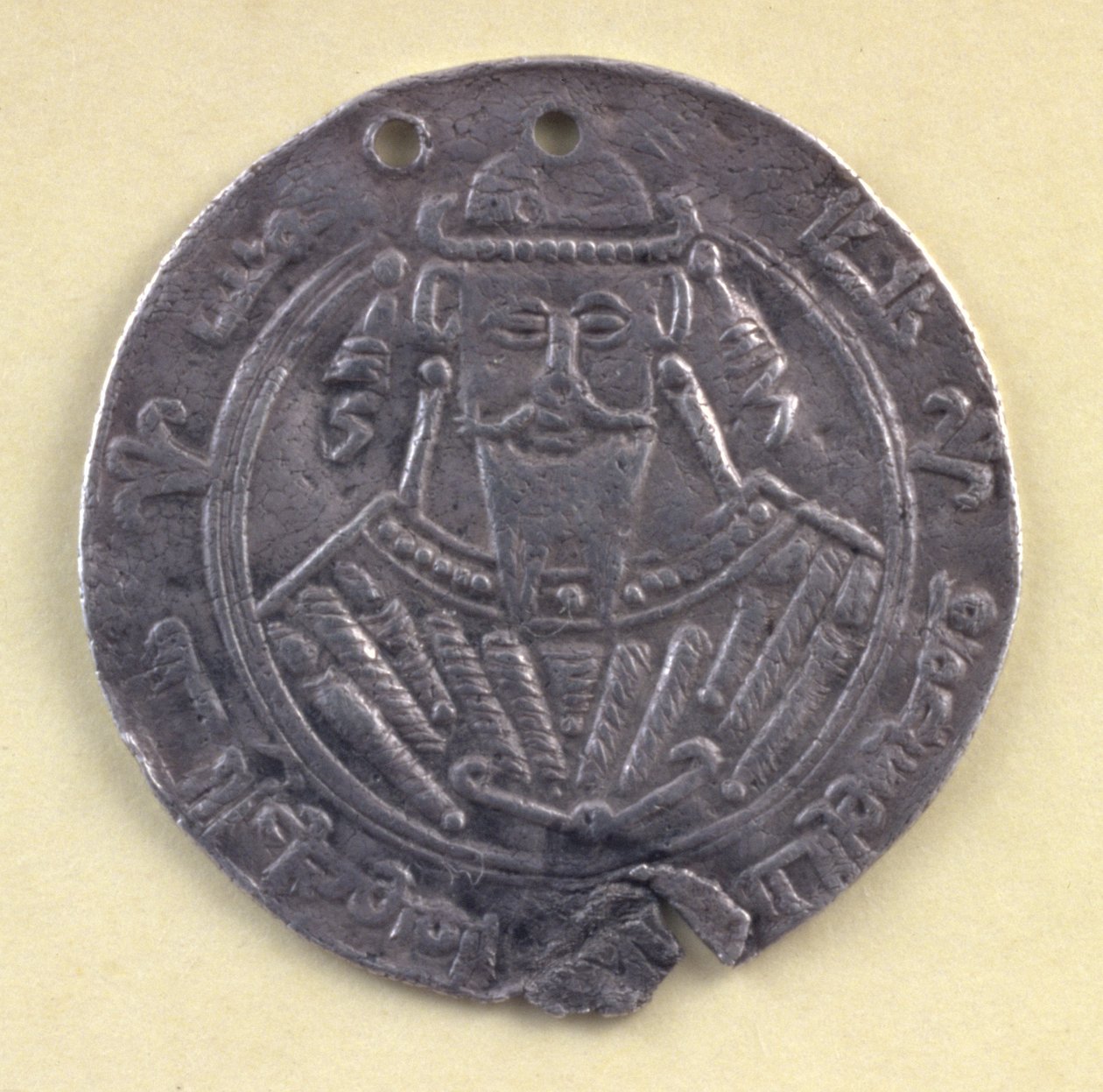 Medallion bearing the portrait al-Mutawakkil (822-861) Caliph of Baghdad, 9th century by Leopold Blonder