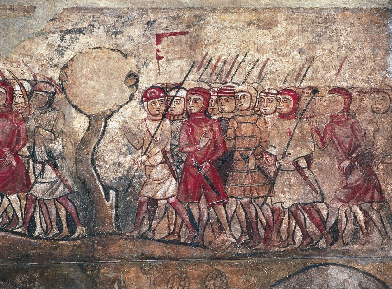 Military Assembly Presided by King James I of Aragon by Unbekannter Künstler