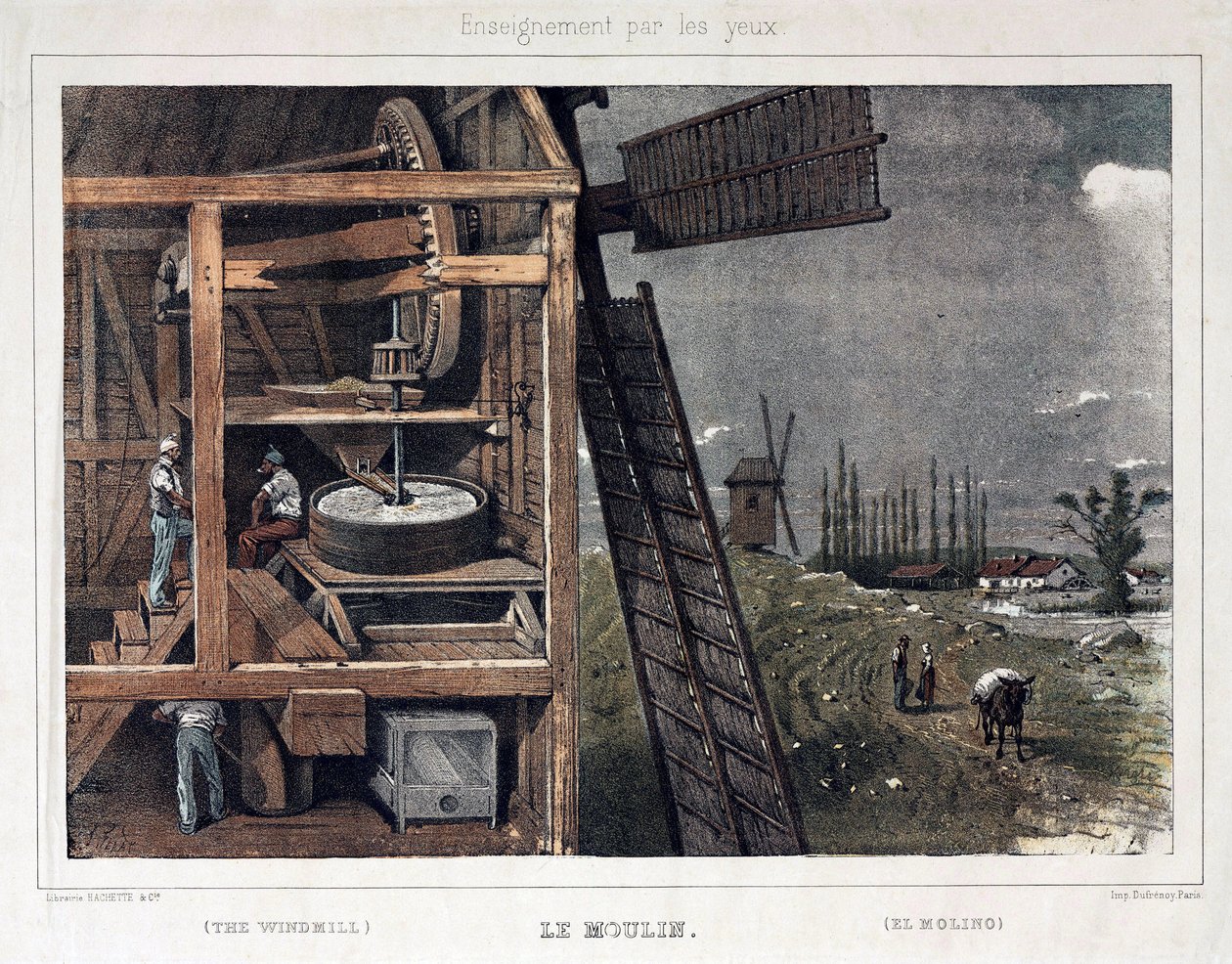 Windmill, Section Showing Operation by Unbekannt
