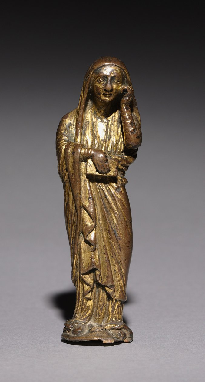 Mourning Mary, probably from an Altar Cross, 1200-1300 by Unbekannt
