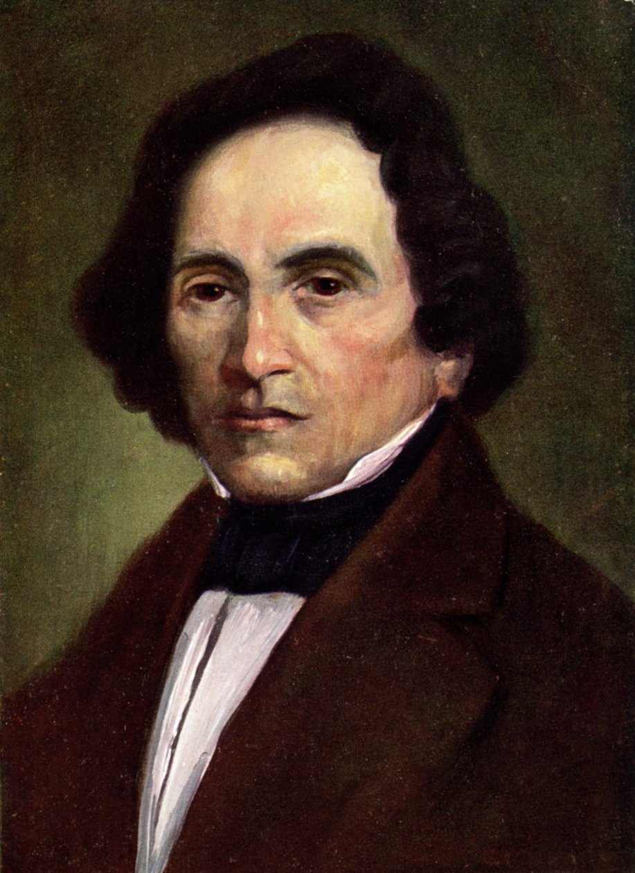 The German Composer Giacomo Meyerbeer, Illustration, Austria, c.1900 by Unbekannter Künstler