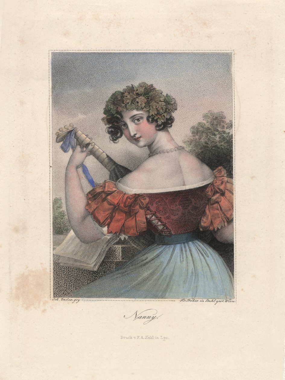 Nanny, Leipzig, c.1840 by Unbekannter Künstler