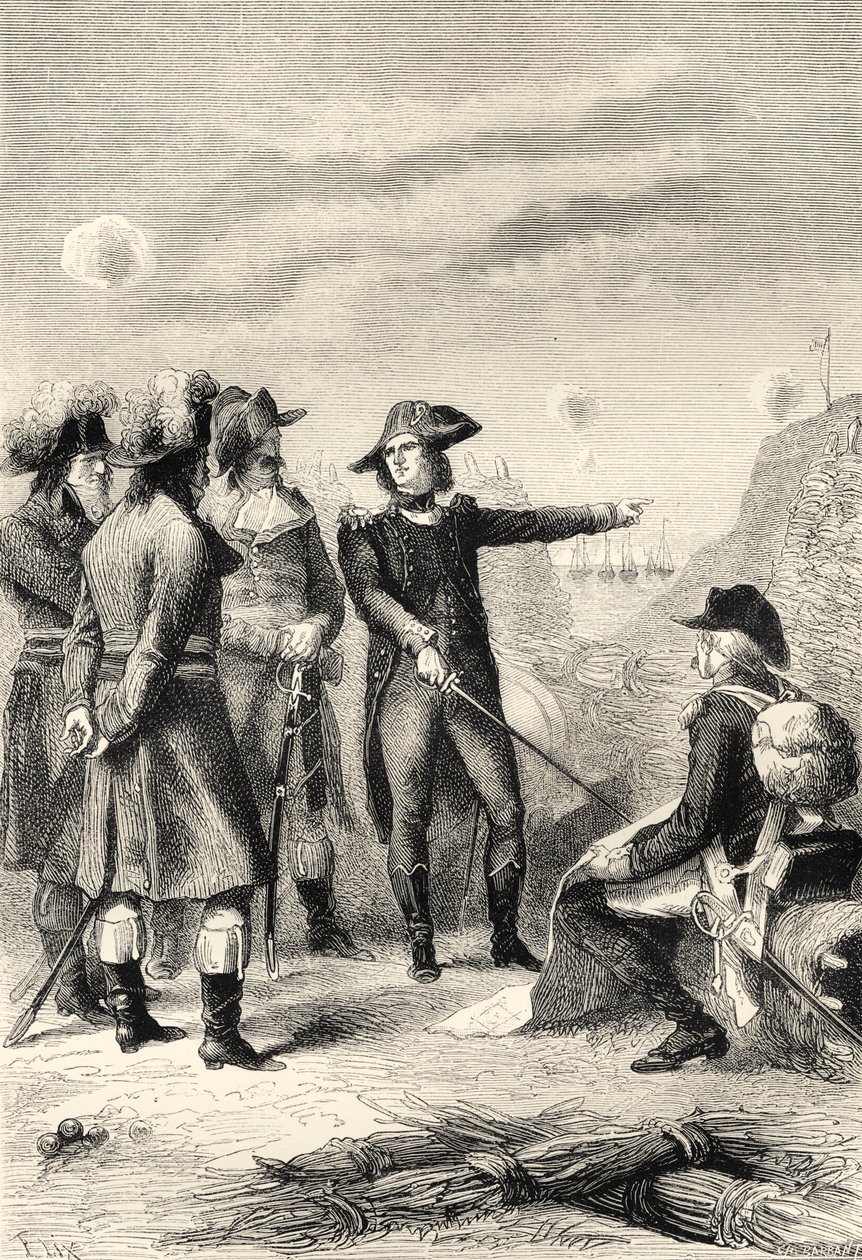 Napoleon at the Siege of Toulon, France in 1793 by Unbekannter Künstler