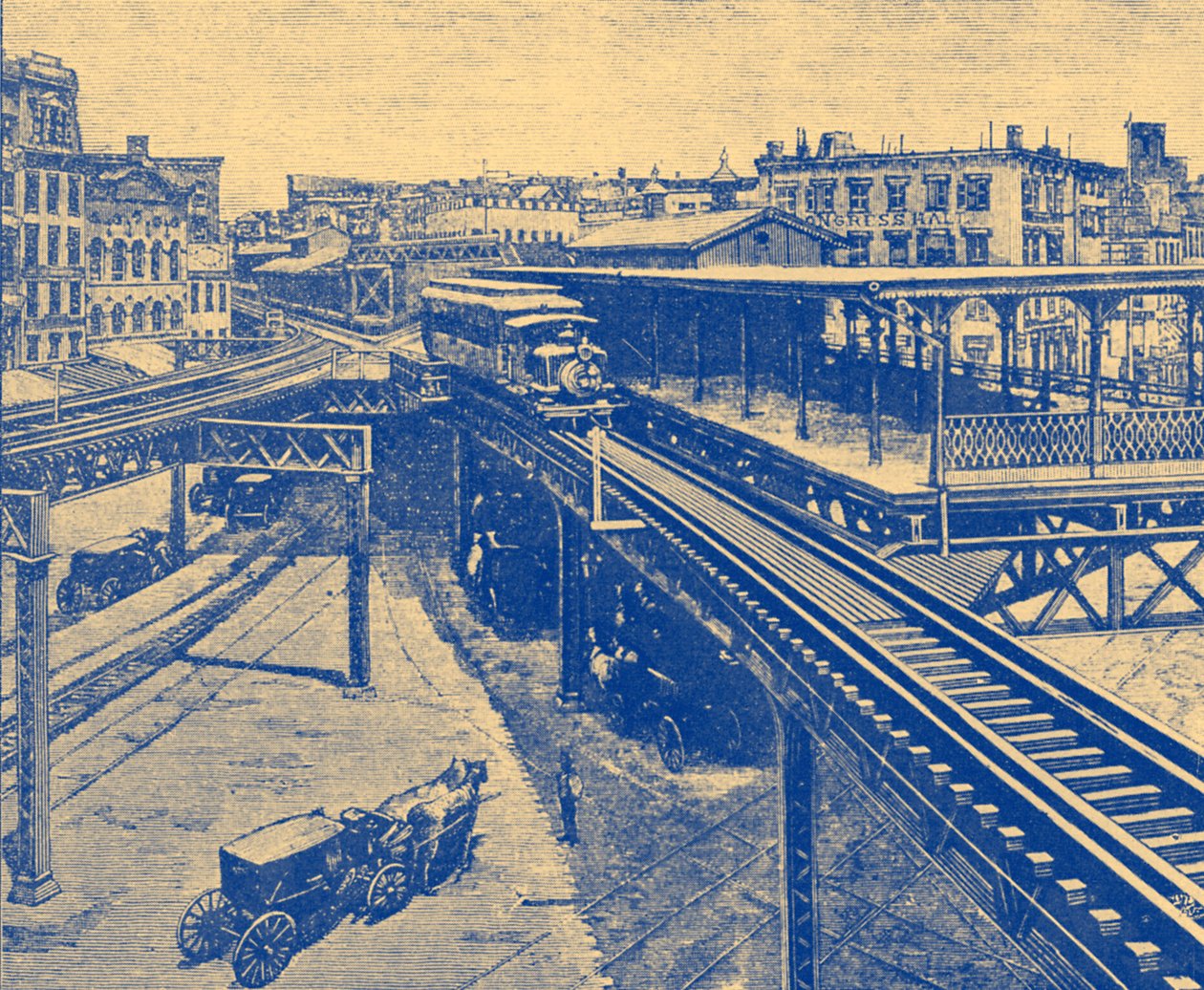 New York subway by Unbekannter Künstler