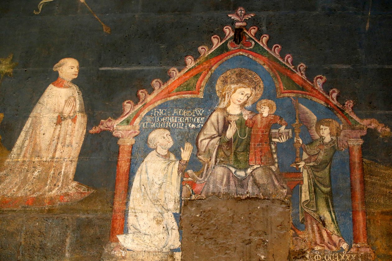 Notre Dame de Clermont cathedral, Clermont-Ferrand, France, St George