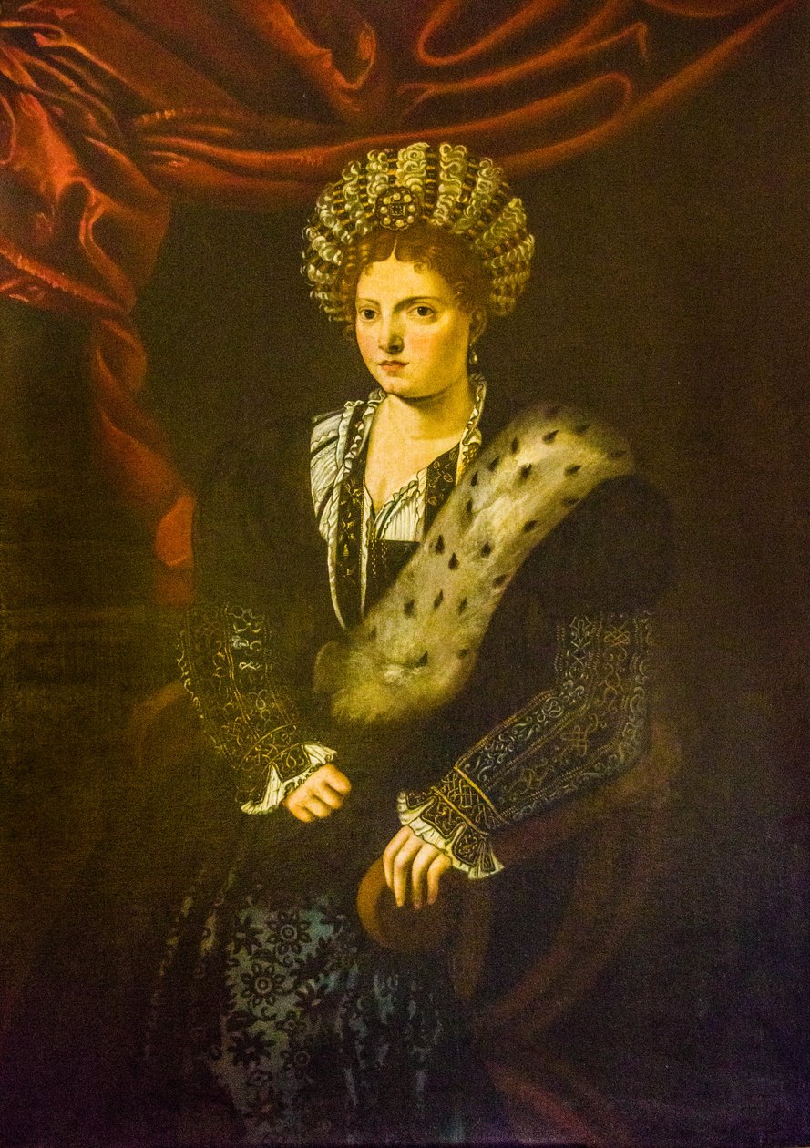 Oil painting of Isabella d