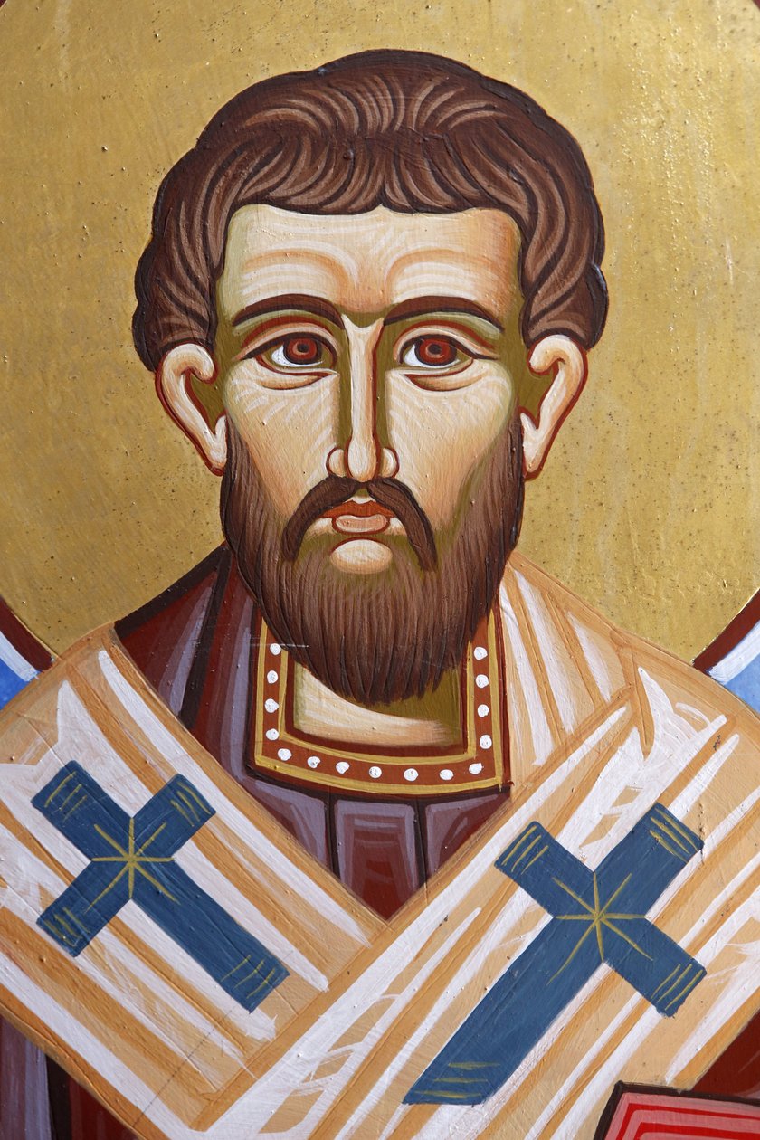Orthodox Church in Pedoulas, Cyprus: Saint Eleutheros, Pedoulas, Cyprus by Unbekannt