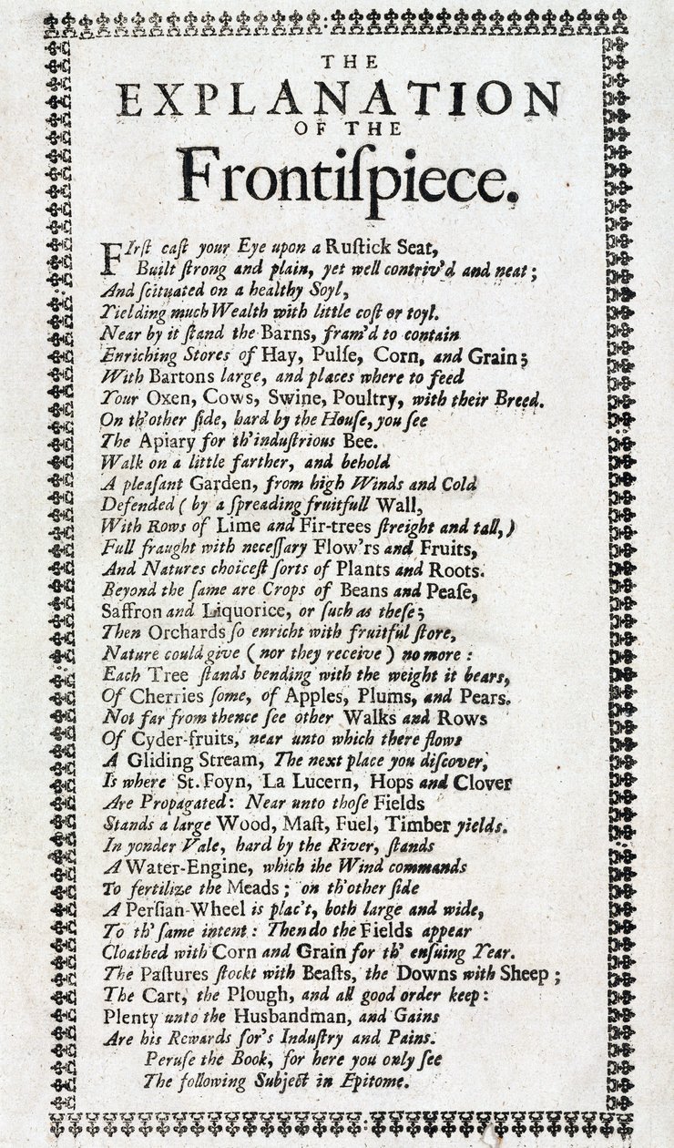 Title Page and Explanation in Poem Form of the 4th Edition of 