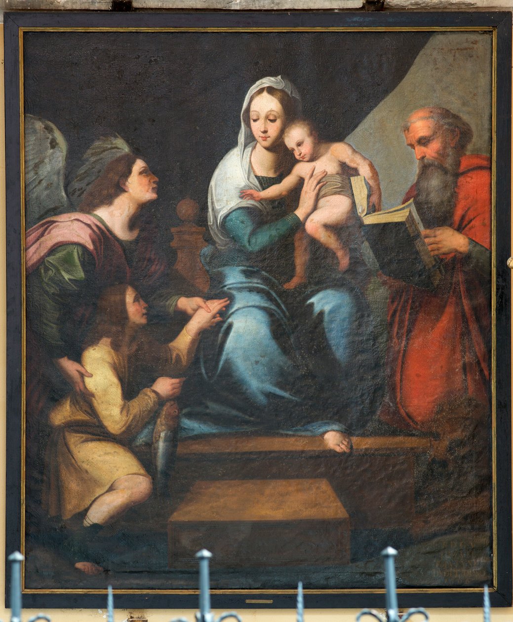 Parish Church. Interior. Madonna. Copy of Rafael by Unbekannter Künstler