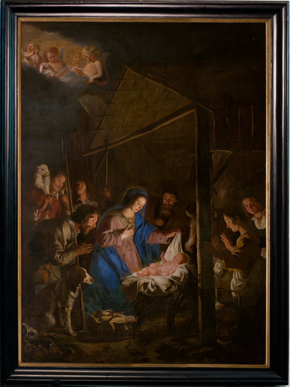 Parish Church (Parochiekerk Onze-Lieve-Vrouw Hemelvaart). Interior. Painting. by Unbekannter Künstler
