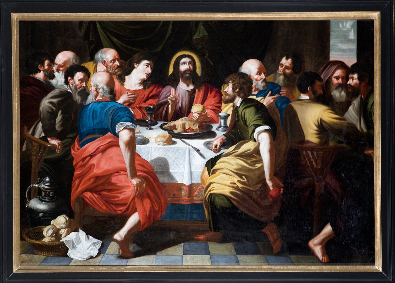 Parish Church (Parochiekerk Sint-Pieter). The Last Supper by Unbekannter Künstler