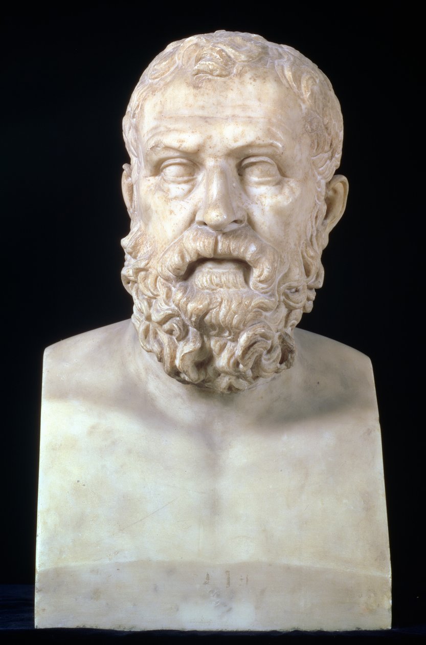 Portrait bust of Solon by Unbekannt