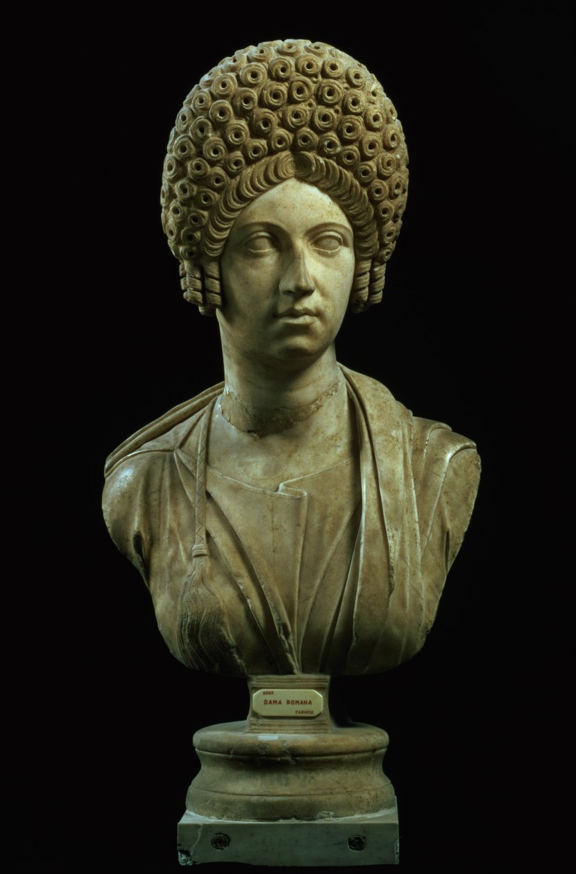 Portrait bust of a lady, Roman, Flavian Dynasty, c.69-96 AD by Unbekannt