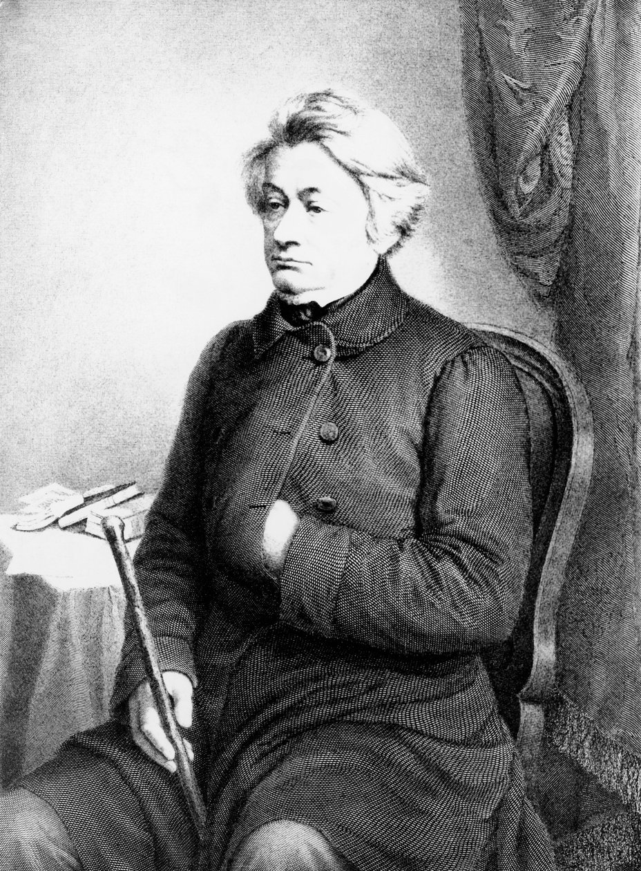 Portrait of Adam Bernard Mickiewicz, Polish poet, playwright, essayist ...