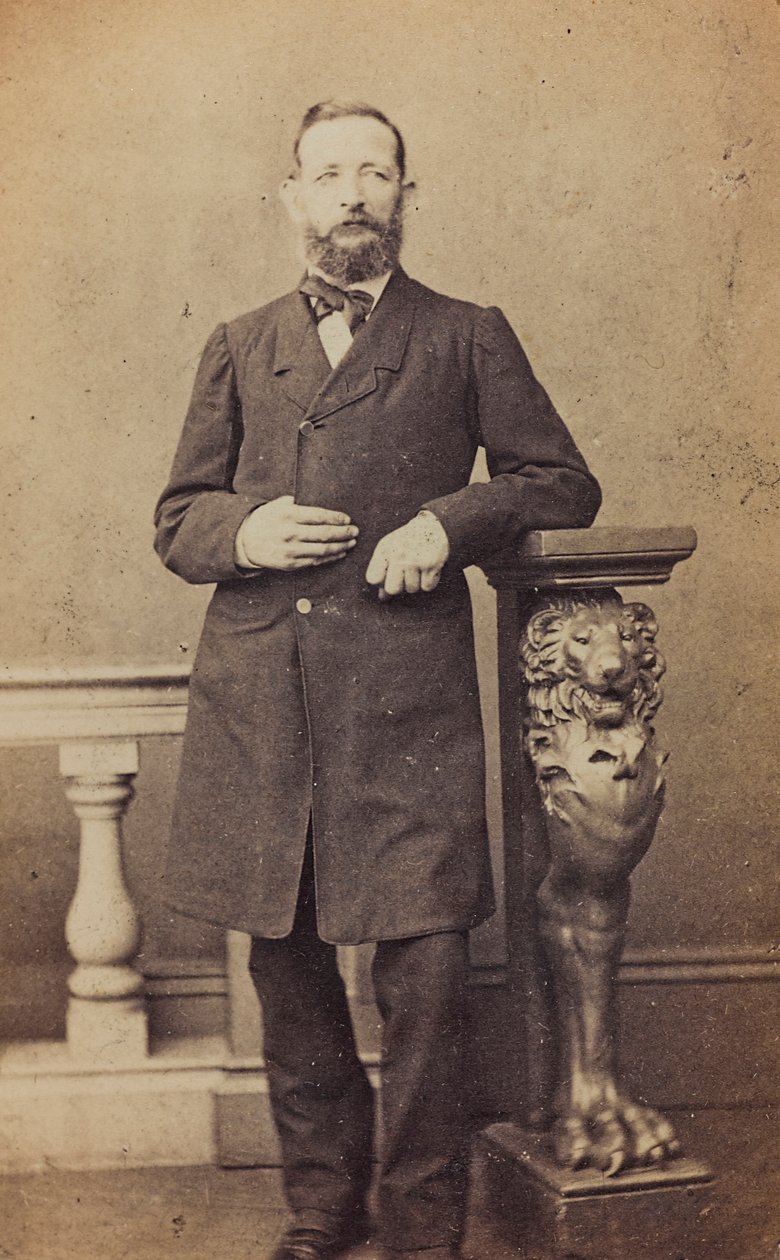 Portrait of Auguste Foucart, Director of the School Along with His Brother Henri Olympe by Unbekannter Künstler