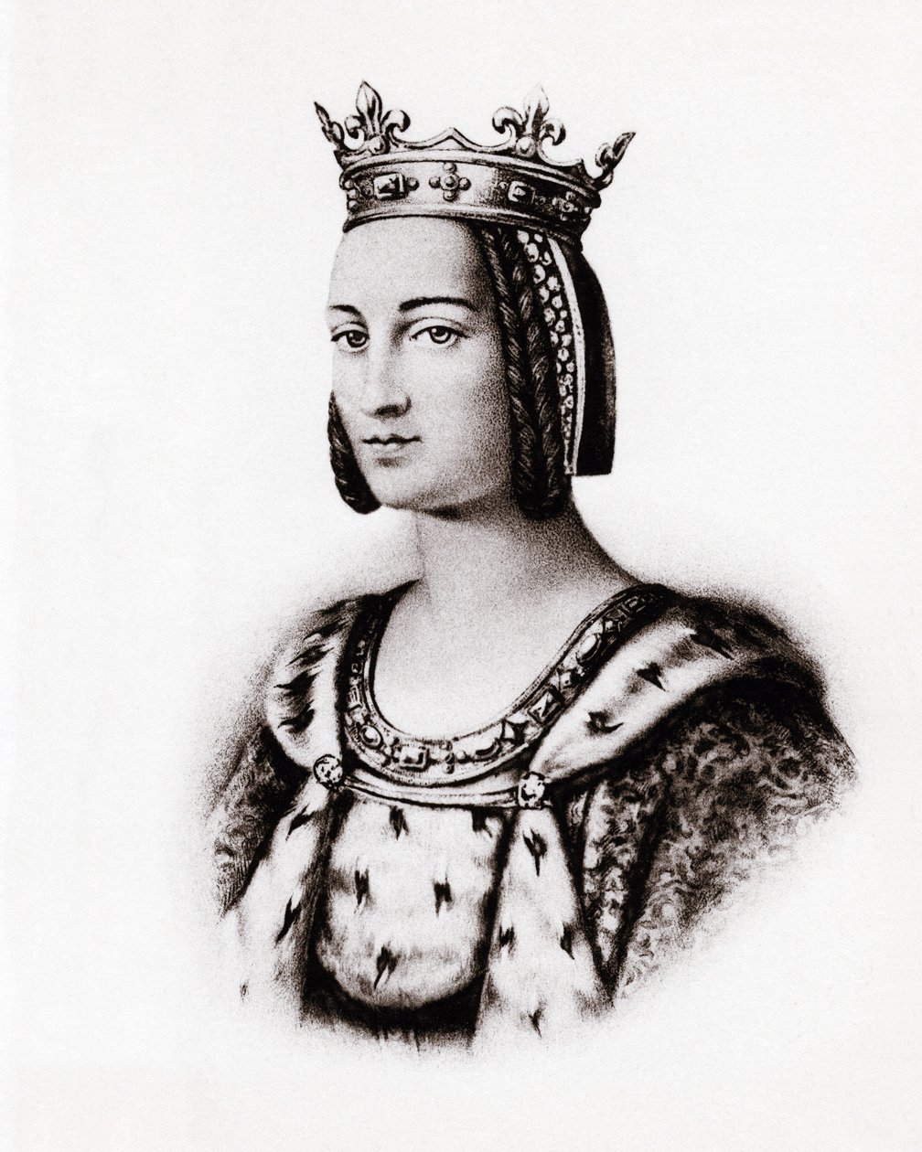 Portrait of Charlotte de Savoie, Queen of France by Unbekannter Künstler